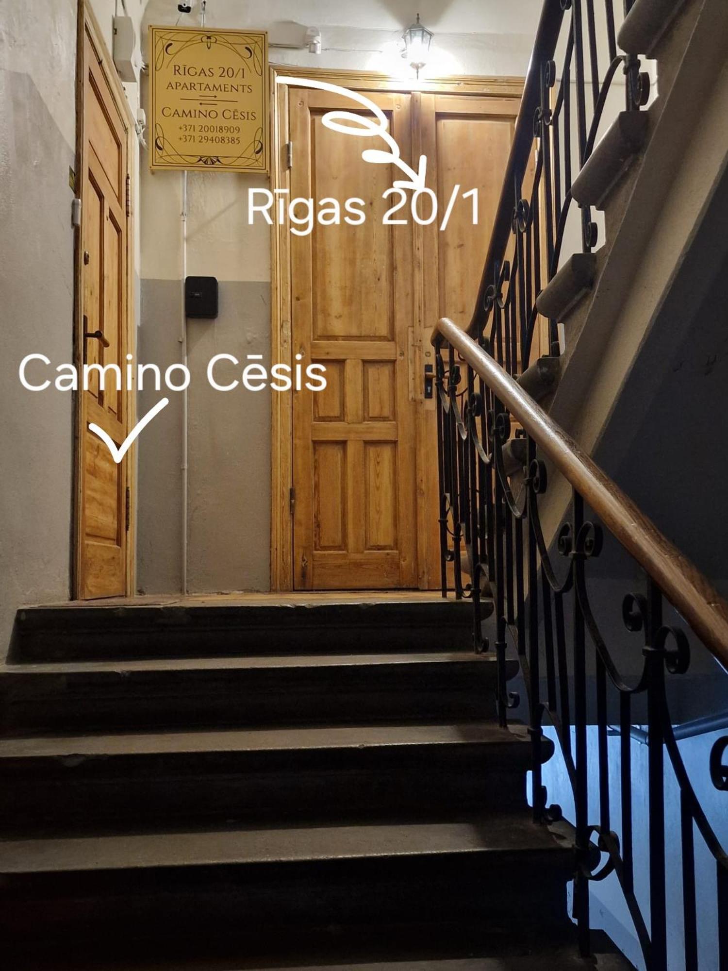 Rigas 20/1 Apartaments Cesis Bagian luar foto
